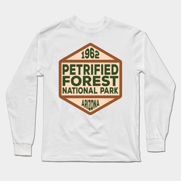 Petrified Forest National Park badge Long Sleeve T-Shirt by nylebuss